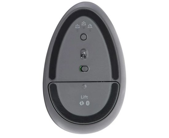 ФотоLogitech Lift Vertical Ergonomic Mouse Graphite (910-006473), зображення 4 від магазину Manzana.ua