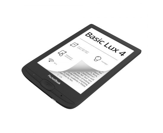 Фото PocketBook 618 Basic Lux 4, Black (PB618-P-CIS), изображение 2 от магазина Manzana