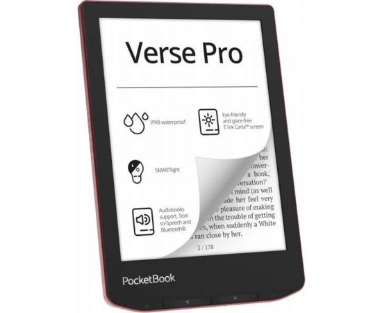 Фото PocketBook 634 Verse Pro Passion Red (PB634-3-CIS), изображение 4 от магазина Manzana