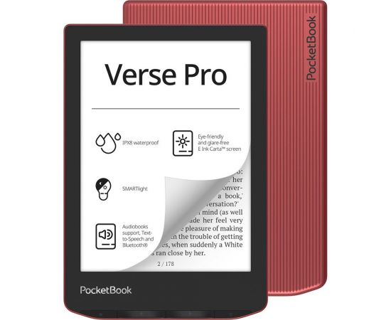Фото PocketBook 634 Verse Pro Passion Red (PB634-3-CIS) от магазина Manzana