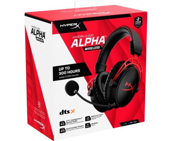 ФотоHyperX Cloud Alpha Wireless Black (4P5D4AA), зображення 5 від магазину Manzana.ua