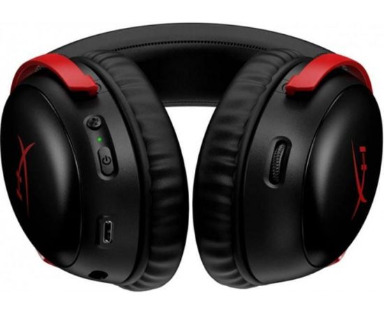 Фото HyperX Cloud III Wireless Black/Red (77Z46AA), изображение 2 от магазина Manzana