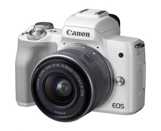 Фото Canon EOS M50 kit (15-45mm) IS STM White от магазина Manzana