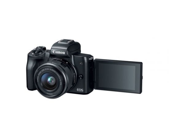 ФотоCanon EOS M50 kit (15-45mm) IS STM Black, зображення 4 від магазину Manzana.ua