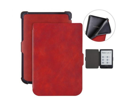 ФотоОбложка для электронной книги Cover Pack Обложка для PocketBook 616/627/632 Red (SI-PB616RD) від магазину Manzana.ua