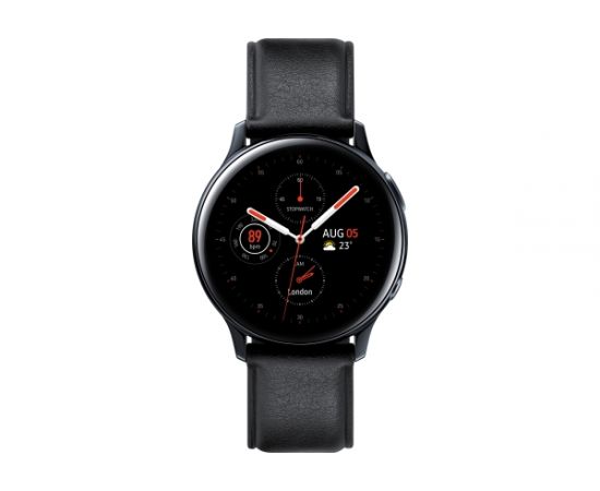ФотоSamsung Galaxy Watch Active 2 40mm Black Stainless steel (SM-R830NSKASEK) від магазину Manzana.ua