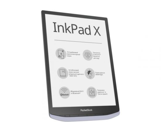 ФотоPocketBook 1040 InkPad X Metallic grey (PB1040-J-CIS), зображення 3 від магазину Manzana.ua