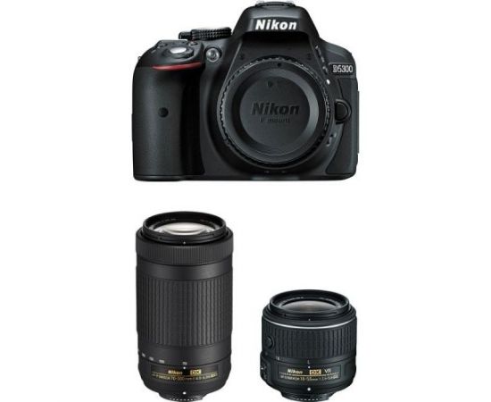 ФотоNikon D5300 kit (18-55mm+70-300mm VR) від магазину Manzana.ua